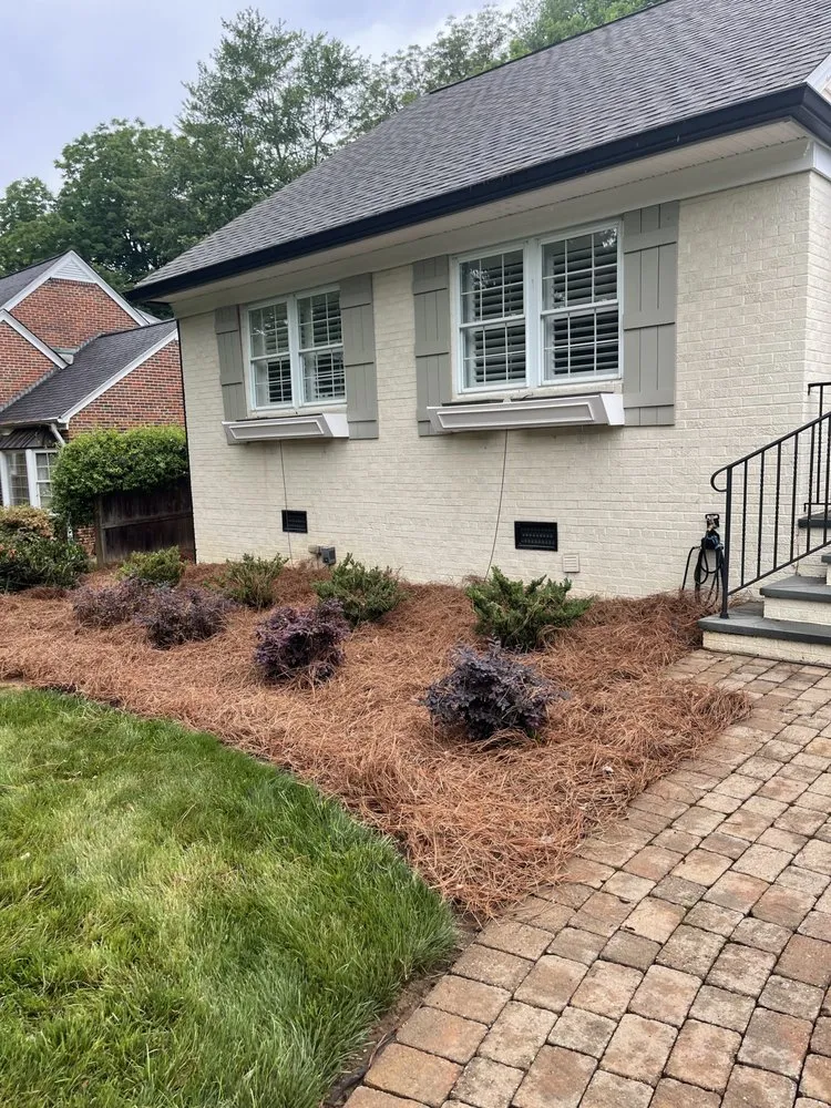 Custom outdoor landscaping in Trinity, NC by All-Star Landscaping