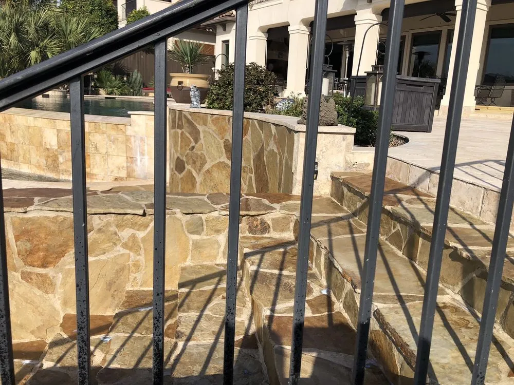 Custom garden landscaping for year-round maintenance in Coldspring, TX by All Star Lawn and Landscape