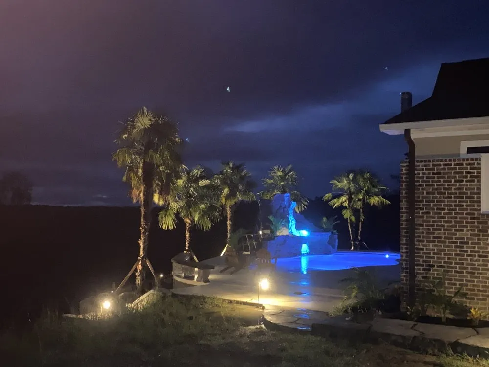 Custom landscaping services with custom design across Covington, LA - All-Star Lighting & Landscaping
