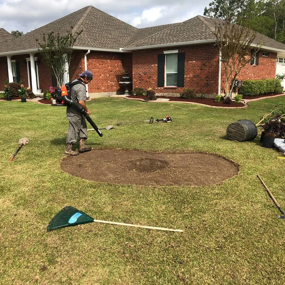 Custom yard cleanup service in Covington, LA - All-Star Lighting & Landscaping