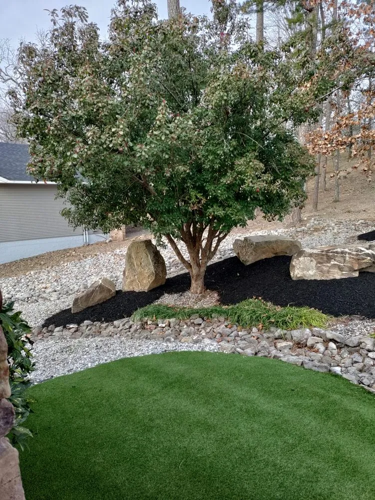 Affordable outdoor landscaping with custom design across Hot Springs, AR - All-Star Pro Lawncare & Landscaping