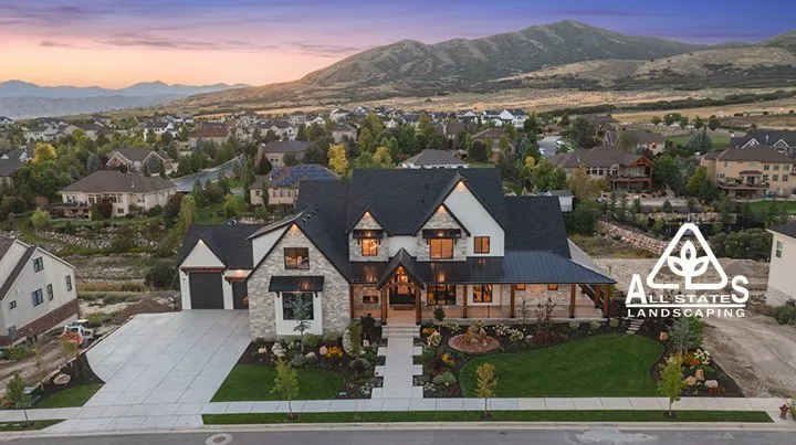 Expert outdoor landscaping for residential properties in Draper, UT by All States Landscaping