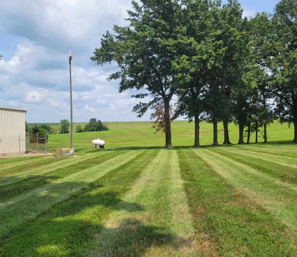 Custom landscape installation in Trimble, MO by All Striped Up Lawn & Landscape