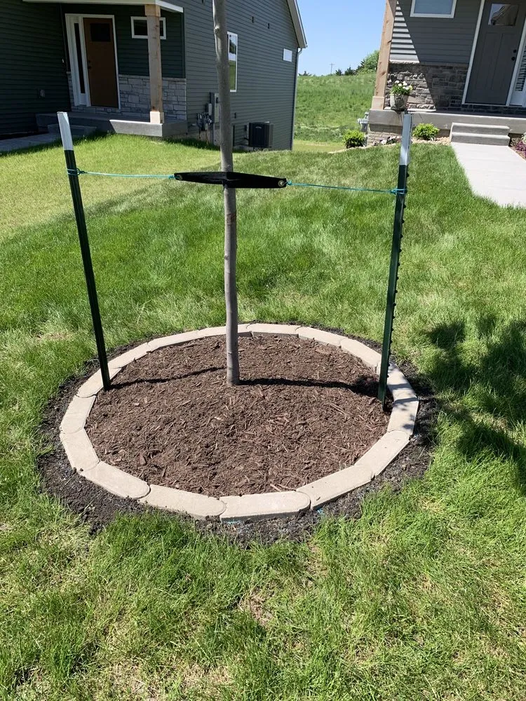 Local lawn mowing service with custom design in West Liberty, IA by All Terra Landscape & Design