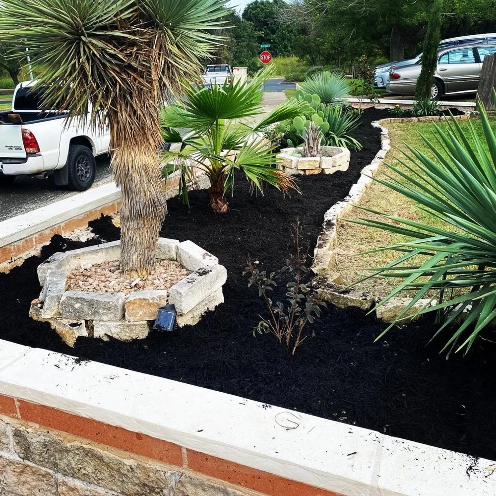 Professional landscape installation in Cedar Park, TX by All Terrain Groundworks