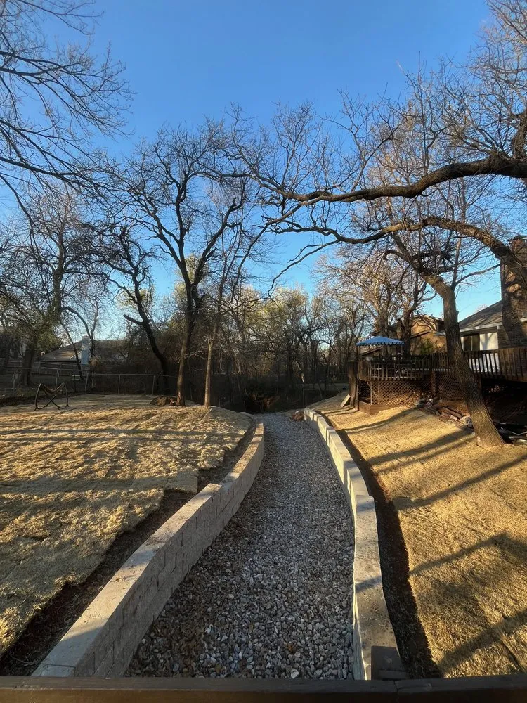 Custom landscaping services for residential properties across Mustang, OK - All Terrain Landscaping and Design