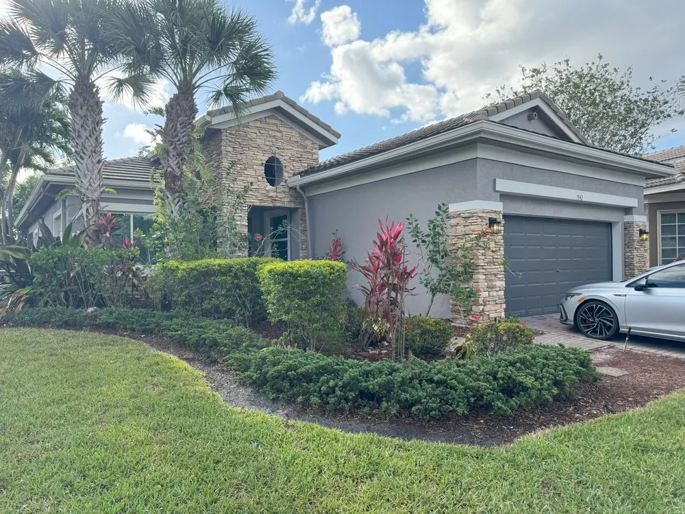 Professional residential landscaping with custom design across Parkland, FL - All Terrain Landscaping
