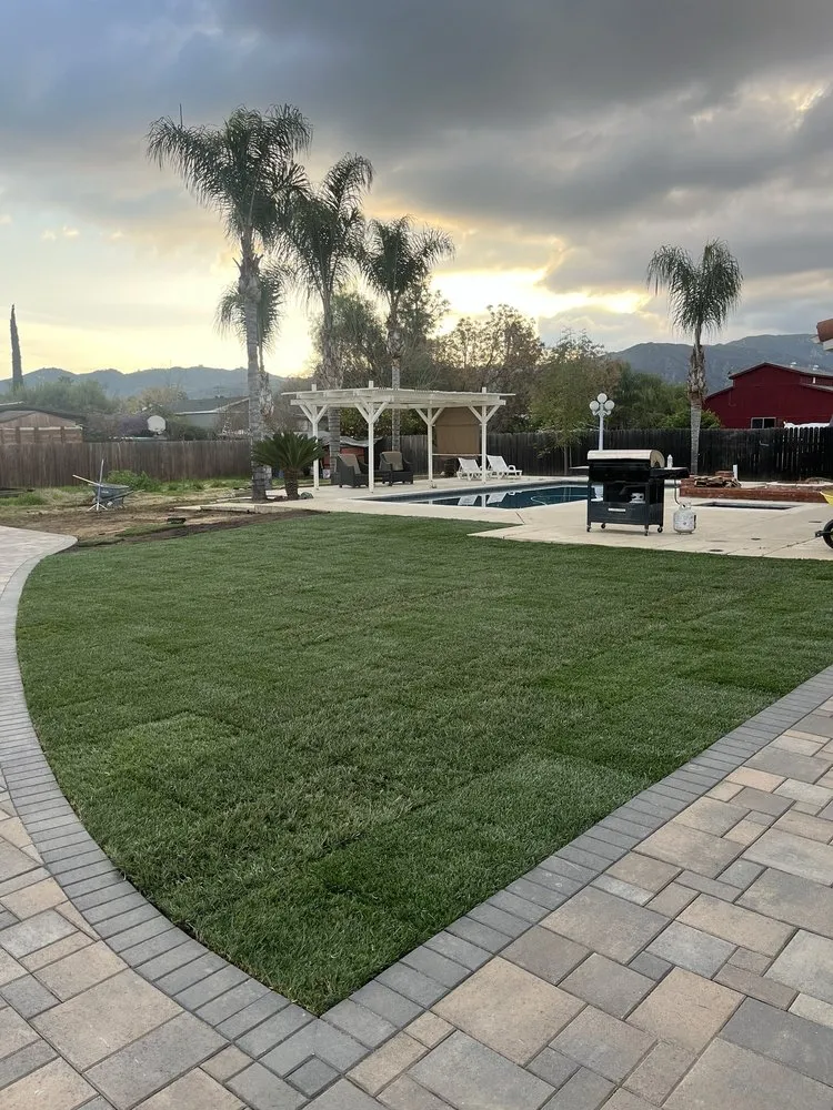 Custom landscaping services for year-round maintenance in Perris, CA by All Terrain Landscaping