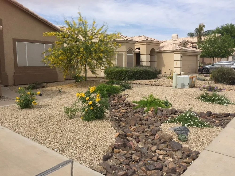 Affordable landscape installation for homes in Phoenix, AZ by All Terrain Landscaping