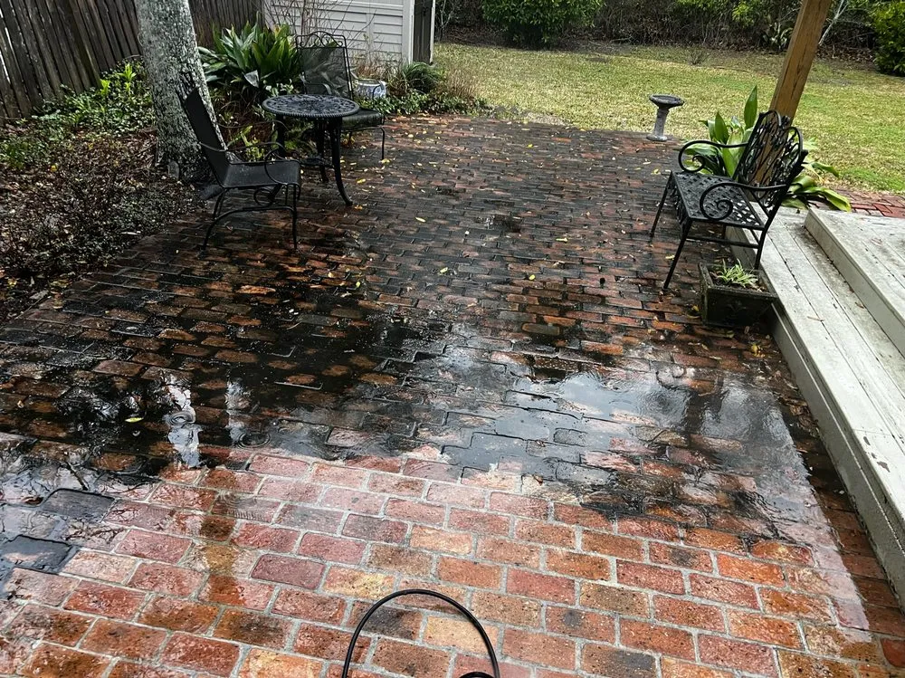 Custom yard cleanup service with custom design in Wiggins, MS by All Terrain Landscaping