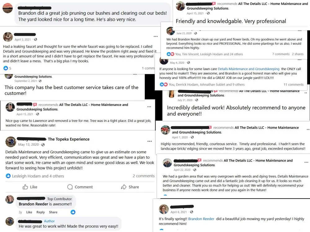 Top-rated outdoor landscaping with custom design in Topeka, KS by All the Details