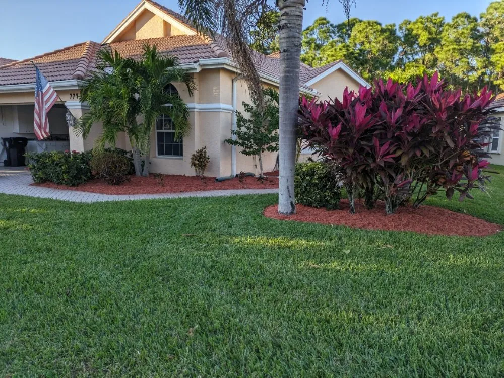 Professional landscaping services with custom design in Port St. Lucie, FL by All The Way Up Lawn Care