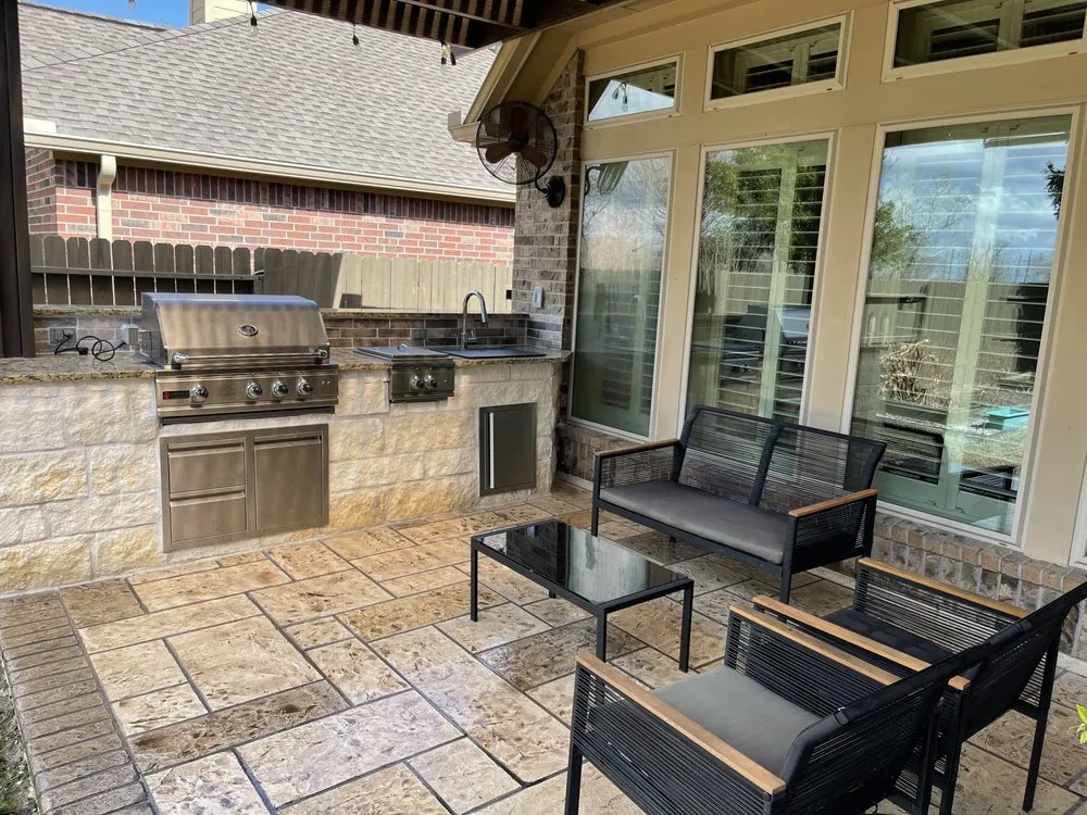 Local landscaping services with custom design across Katy, TX - All Things Outdoors