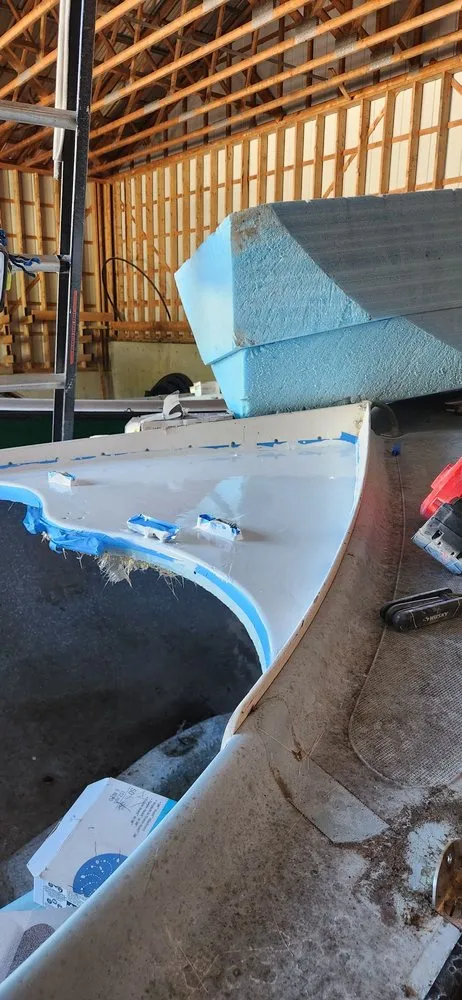 Custom landscape installation in Winter Harbor, ME by All Trades in One