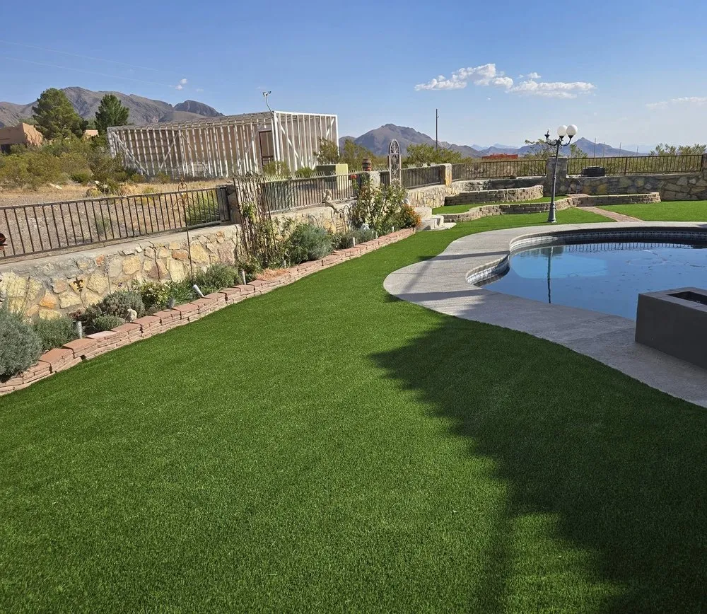 Professional garden landscaping with custom design across Las Cruces, NM - All Turf