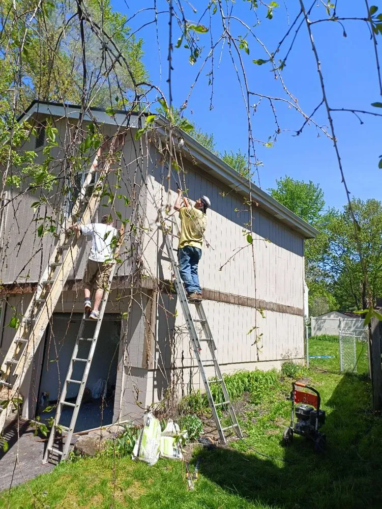 Reliable yard maintenance for year-round maintenance in Columbus, OH by All Weather Roofing & Repairs