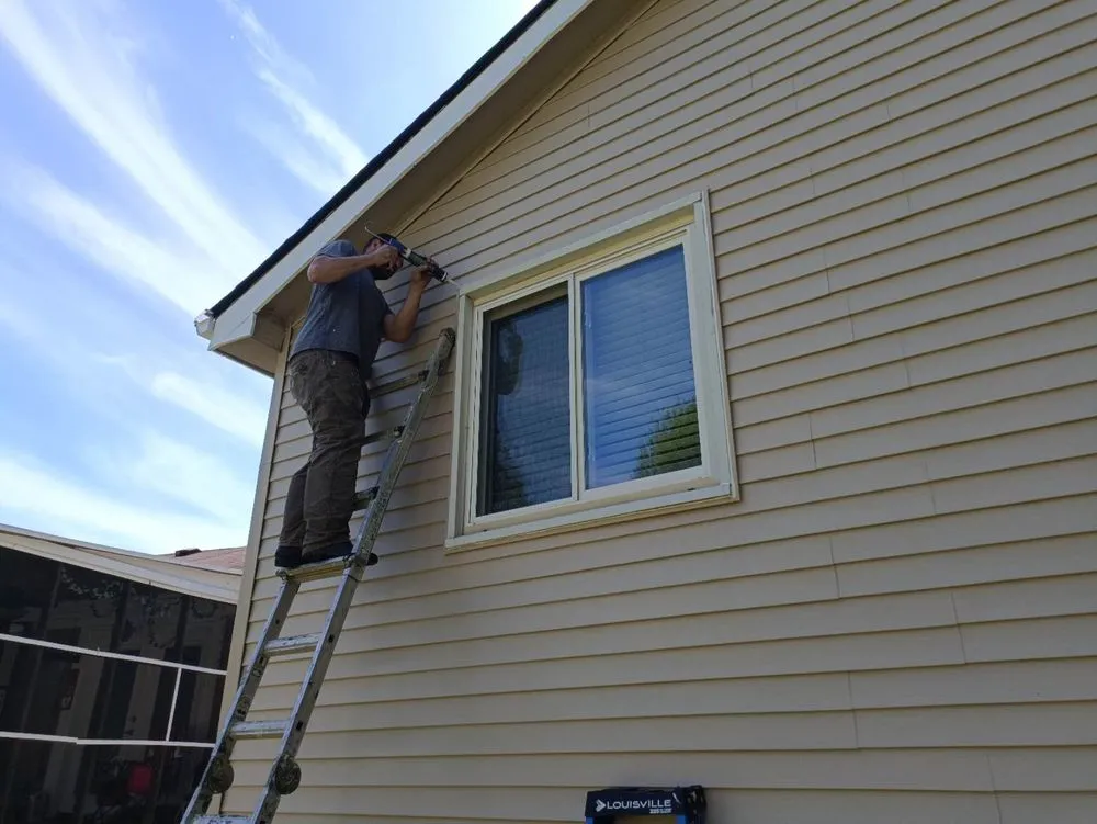 Professional yard cleanup service for outdoor upgrades across Columbus, OH - All Weather Roofing & Repairs