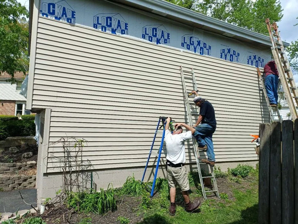 Custom residential landscaping near you in Columbus, OH by All Weather Roofing & Repairs