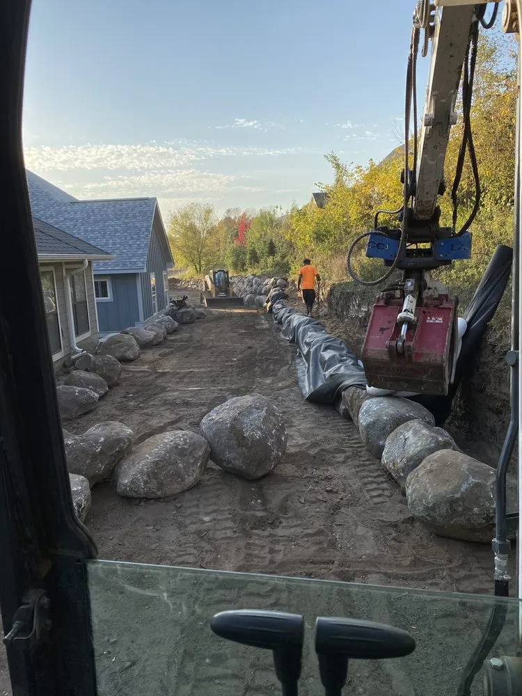 Top-rated yard cleanup service with custom design in Stillwater, MN by All Weather Services