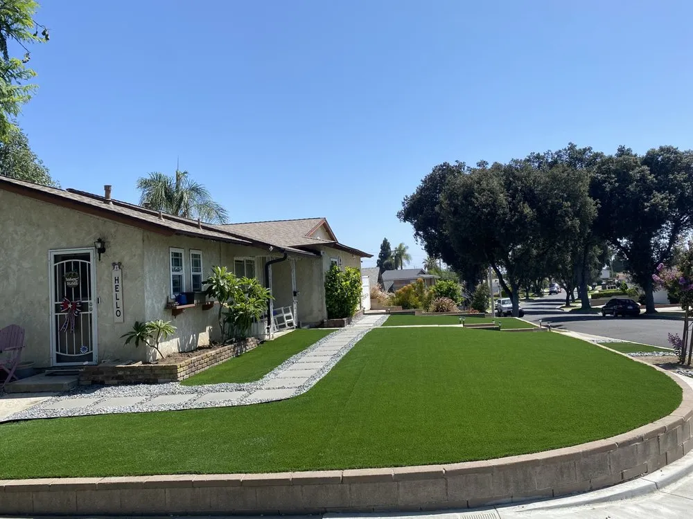 Custom landscape installation for outdoor upgrades across Hacienda Heights, CA - All Year Landscaping Services
