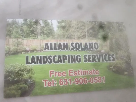 Allan Landscaping Logo