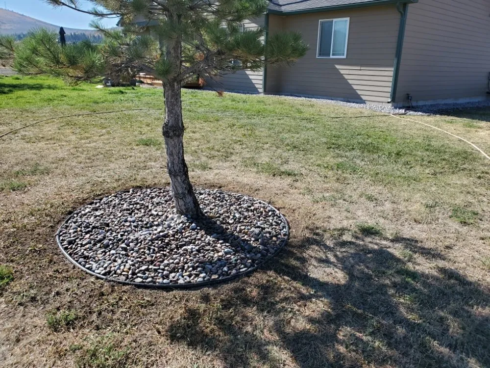 Custom residential landscaping for homes in Stevensville, MT by Allegiant Irrigation & Landscape