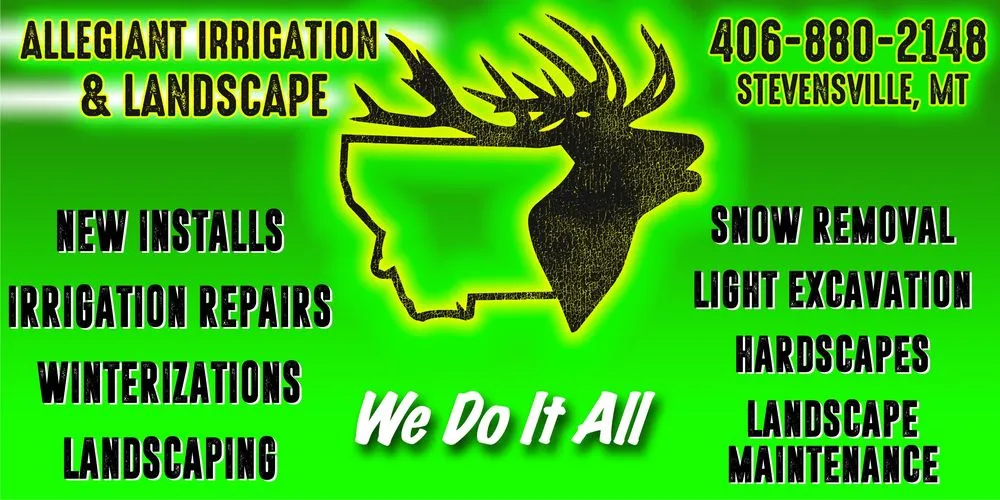 Expert yard maintenance experts serving Stevensville, MT - Allegiant Irrigation & Landscape