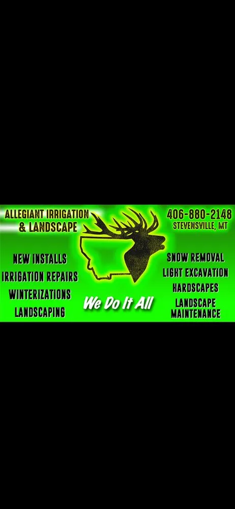 Professional outdoor landscaping near you in Stevensville, MT by Allegiant Irrigation & Landscape