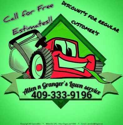 Allen and Granger's Lawn service Logo