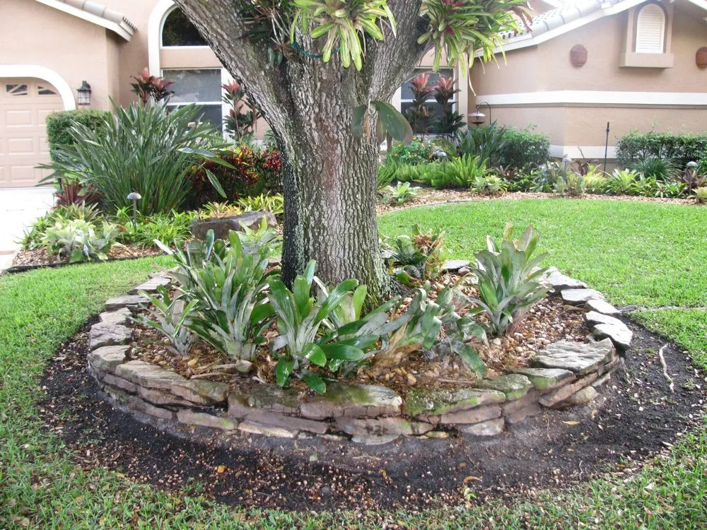 Custom residential landscaping for beautiful yards in North Lauderdale, FL by Allen Fossi Gardener