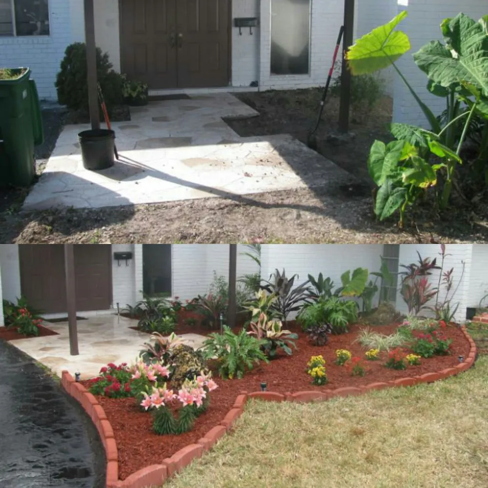 Custom garden landscaping for residential properties across North Lauderdale, FL - Allen Fossi Gardener