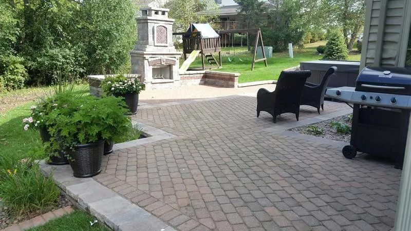 Custom garden landscaping in Schererville, IN by Allen Landscape Centre