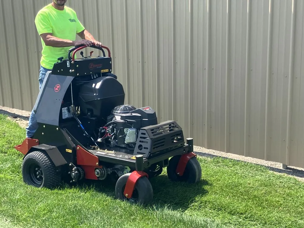 Professional lawn mowing service for residential properties in Des Moines, IA by Allen Lawn Care And Landscaping