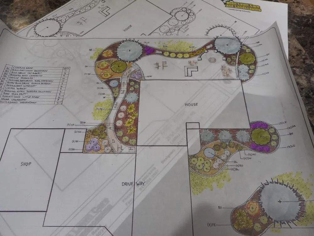 Reliable landscape installation in Des Moines, IA by Allen Lawn Care And Landscaping