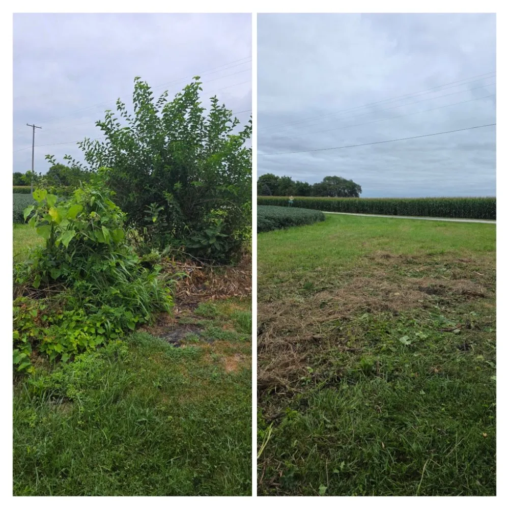 Custom landscape installation in Stockwell, IN - Allen Services