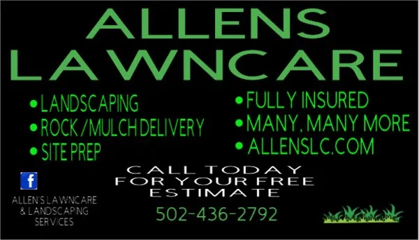 Allens Lawncare & Landscaping Services Logo