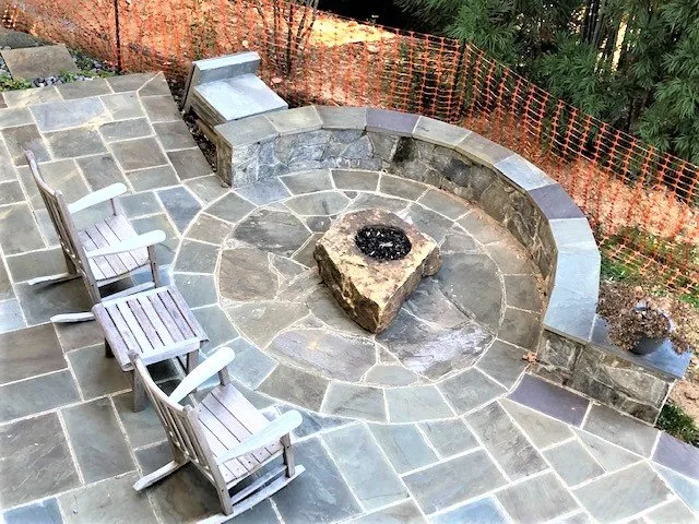 Professional landscape installation in Rockville, MD by Allentuck Landscaping