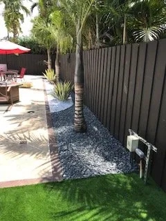 Custom lawn mowing service for outdoor upgrades in Miami, FL by Alle’s Landscaping and Designs