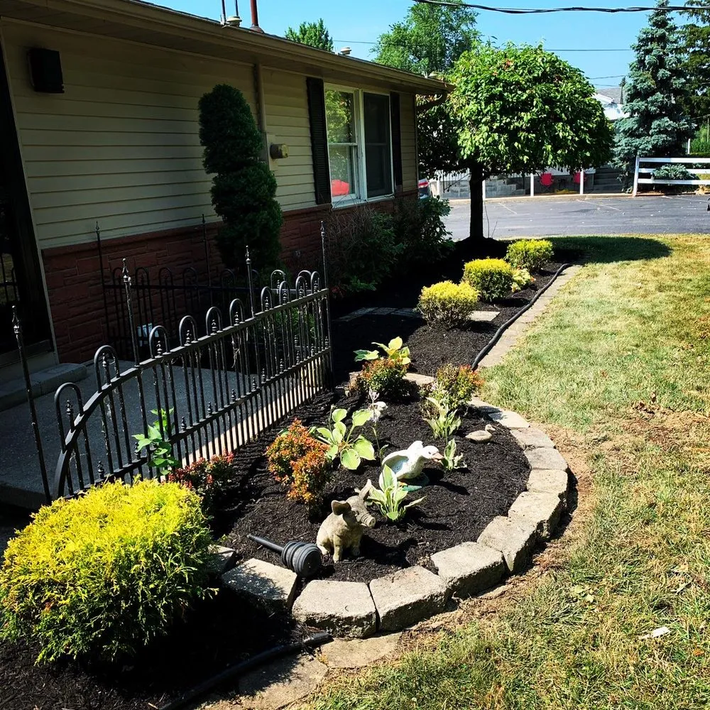 Local landscape installation with custom design in Sandusky, OH by Alliance Property Management Services