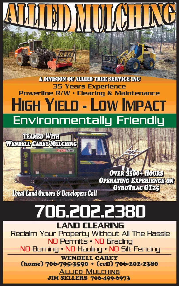 Affordable lawn mowing service for residential properties across Mount Airy, GA - Allied Mulching