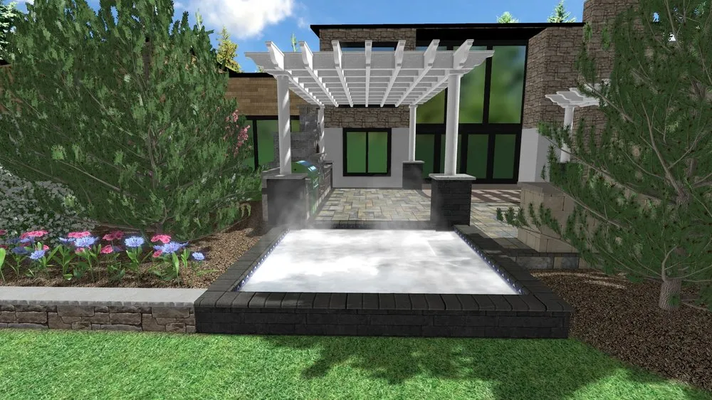 Local landscape design for residential properties in Canton, OH by Allscape Patio & Landscape