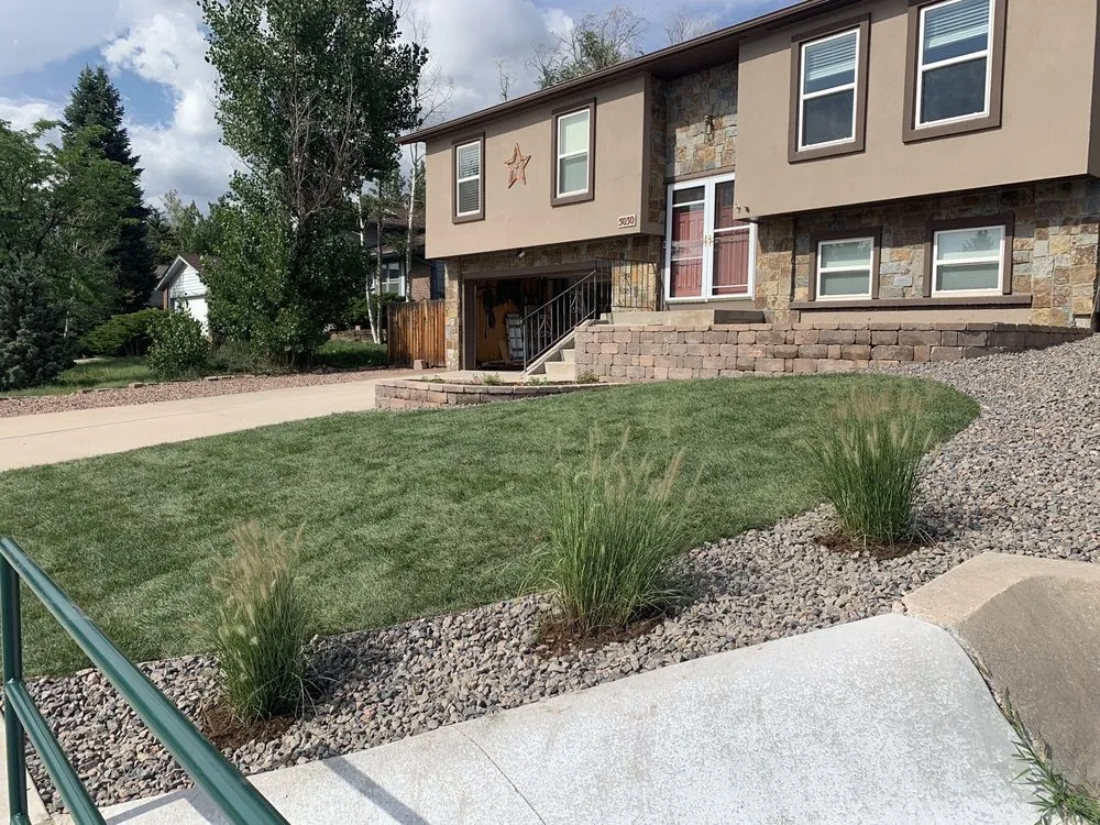 Expert yard cleanup service with custom design in Colorado Springs, CO by Allscapes Custom Landscaping