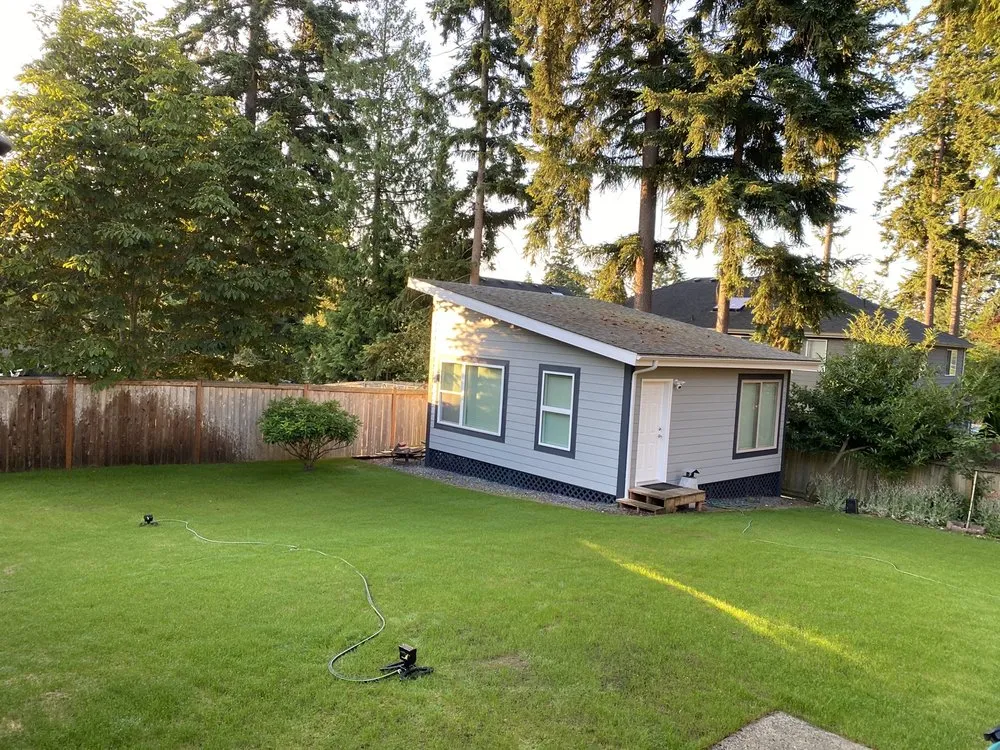 Custom landscape installation in Stanwood, WA - Allstar Hydroseeding
