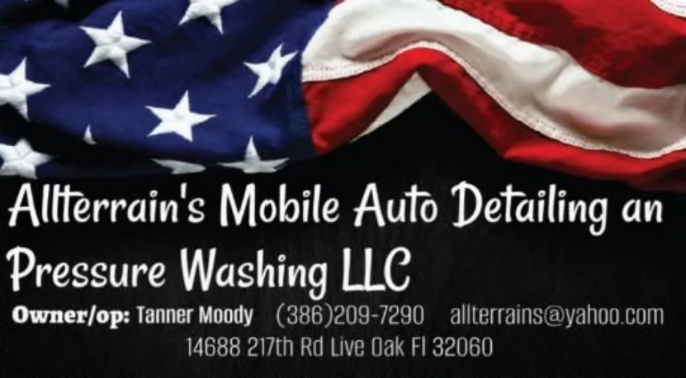 Custom lawn mowing service in Live Oak, FL by Allterrain's Mobile Auto Detailing An Pressure Washing