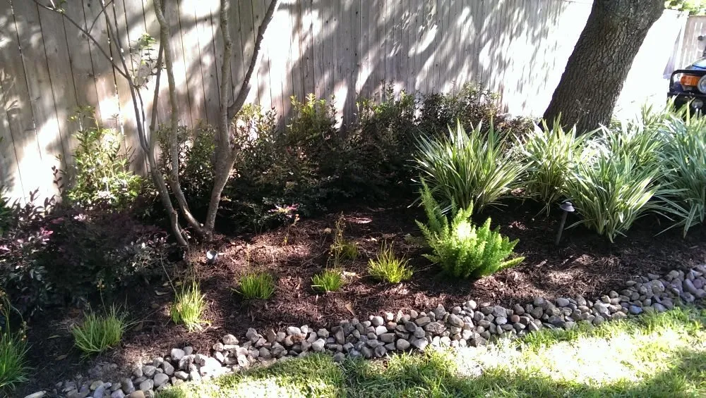 Trusted garden landscaping with custom design in Manvel, TX by Alluring Vistas Landscape & Irrigation