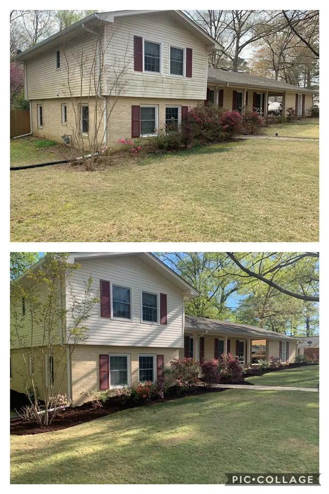 Top-rated yard cleanup service with custom design in Tuscaloosa, AL by AllWorx Ground Maintenance
