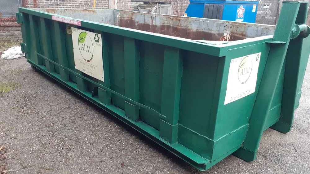 Local yard cleanup service for residential properties across Cleveland, OH - ALM Dumpster Services