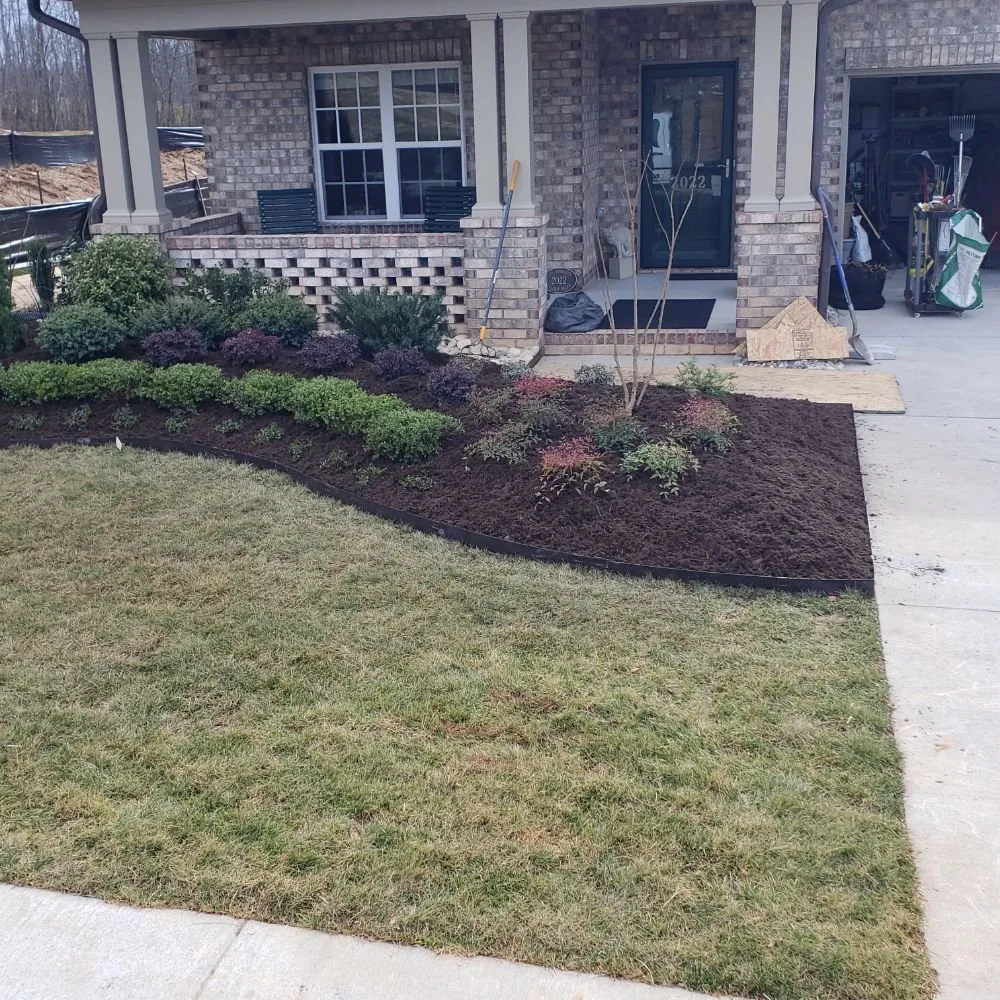 Custom garden landscaping in Kernersville, NC - ALM Landscaping and Design