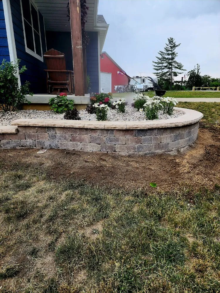 Local landscape installation in East Chicago, IN by ALM Landscaping