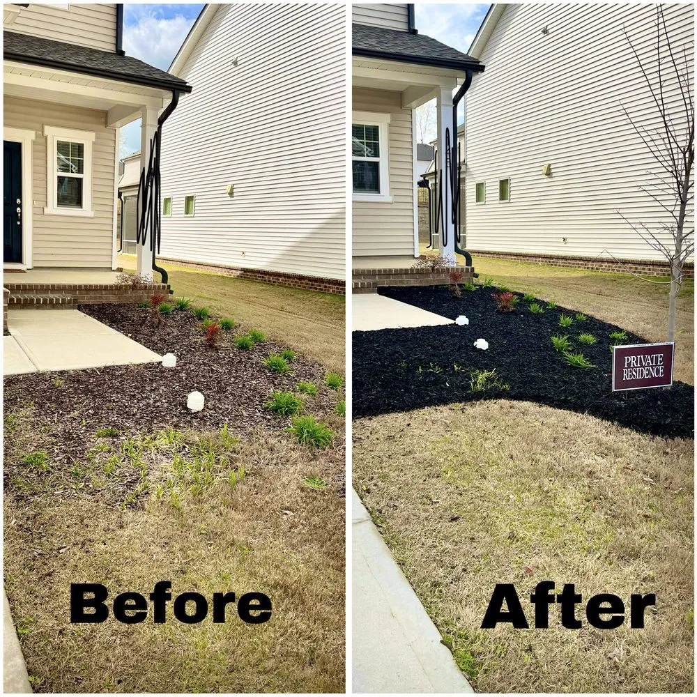 Custom outdoor landscaping experts serving Four Oaks, NC - Almazan Lawn Maintenance